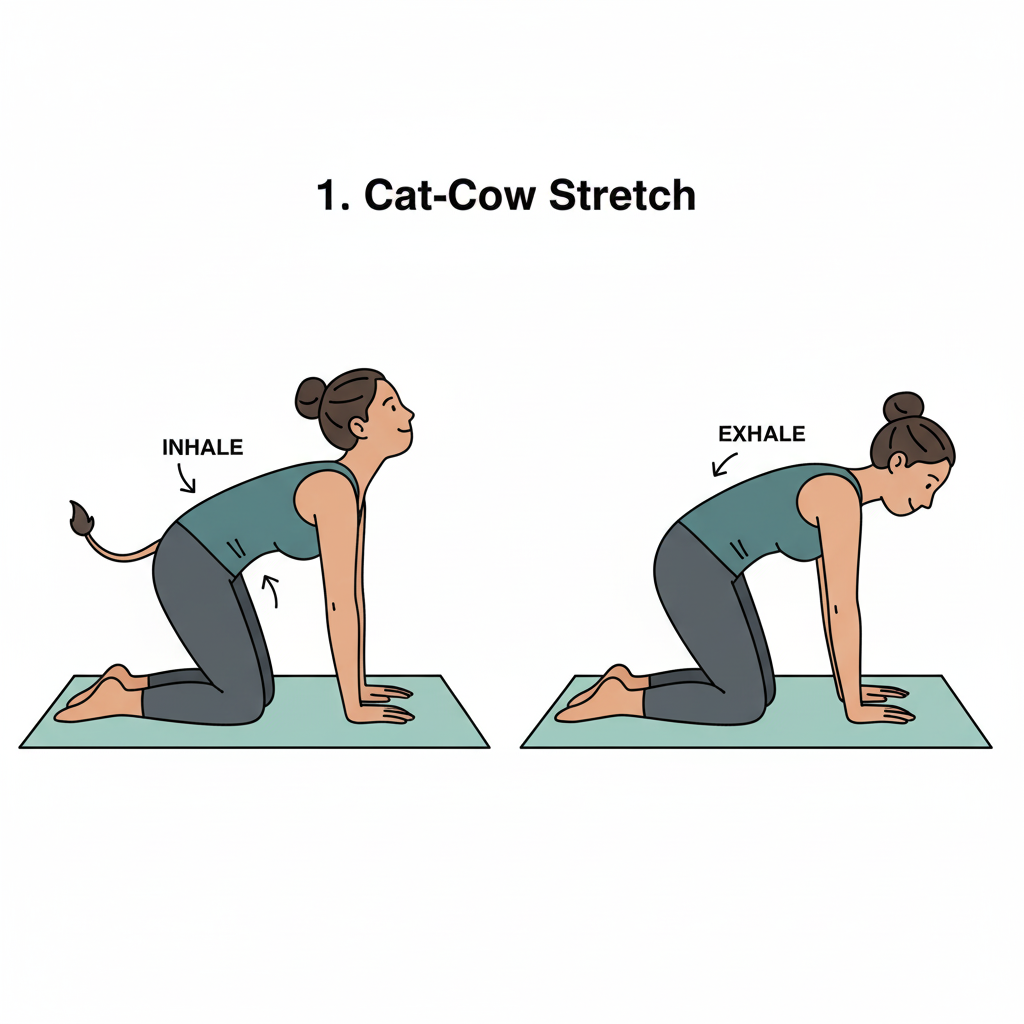 Cat-Cow Stretch (Marjaryasana-Bitilasana)