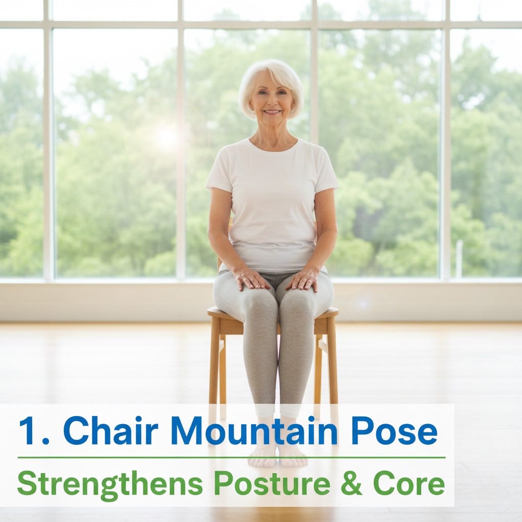 Chair Mountain Pose (Seated Tadasana)