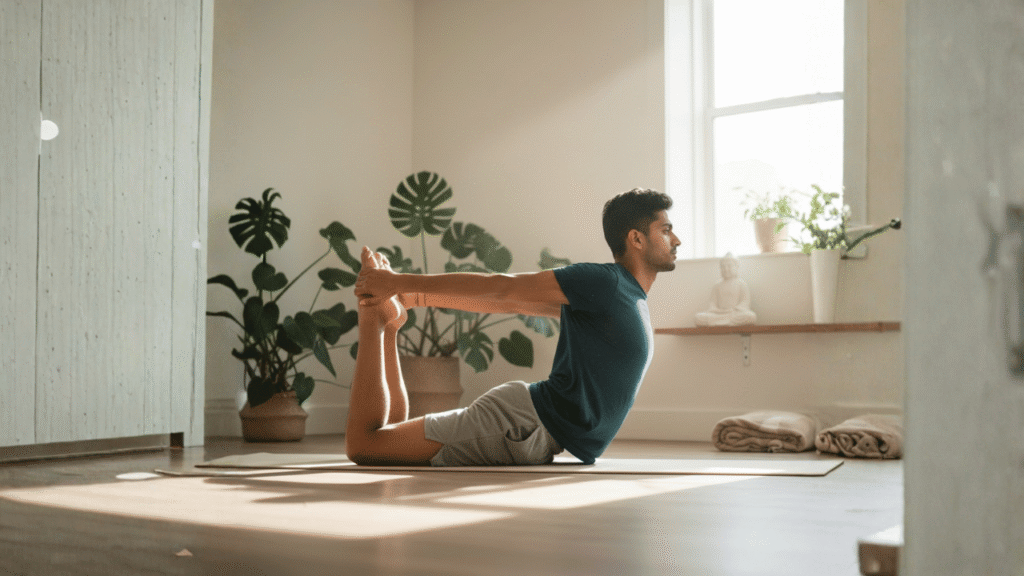 Dhanurasana (Bow Pose) yoga for diabetes