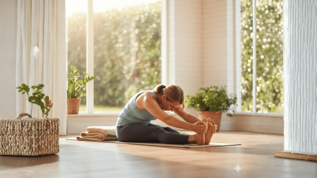 Paschimottanasana (Seated Forward Bend) yoga for diabetes